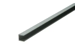 Profil En U Aluminium En Argent Anodise 1000X10X10