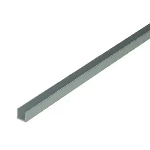 Profil En U Aluminium Naturel 1000Mmx10X15