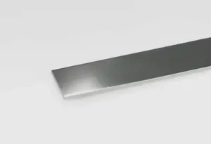 Profil Plat Argent Brillant 15 Mm