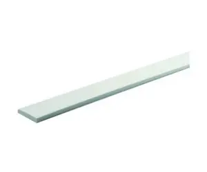 Profil Plat Pvc Blanc 1000X17