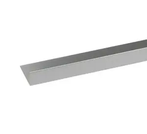 Corniere en aluminium argent brillant 1000x15x10