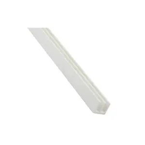 Profil Double U En Pvc Blanc 1000X19X15
