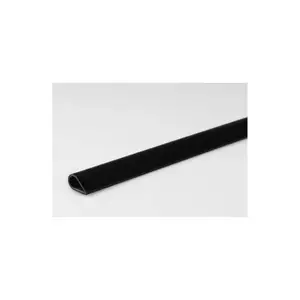Profil Serre Feuillet En Pvc Noir 1000X5