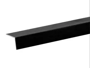 Corniere d'angle en aluminium noir brossé 2000mmx15x15