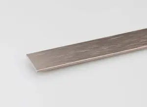 Profil Plat Cuivre Brossé