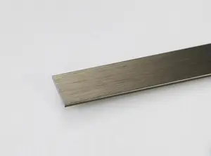 Profil Plat Titanium Brossé