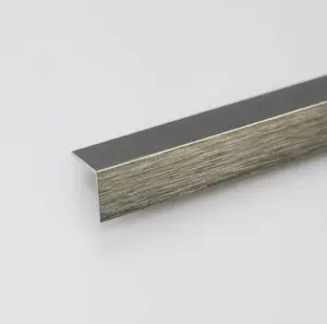 Corniere en aluminium titanium brossé 1000mmx10x10