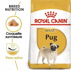 Croquette chien pug 25 carlin adulte 1.5 kg