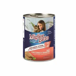 Pate Chat Thon/Saum 400G Morando