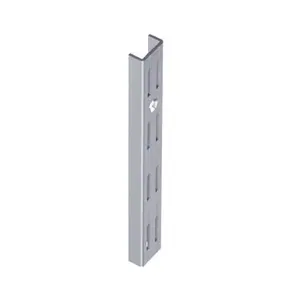 Cremaillere double blanc aluminium