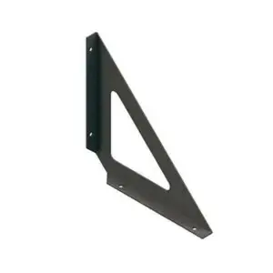 Console triangle 190x190mm noir