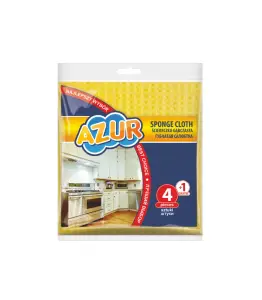 Chiffon éponge 4 pièces + 1 pièce offerte
