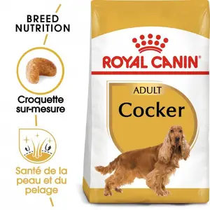 Croquette chien cocker adult 3kg