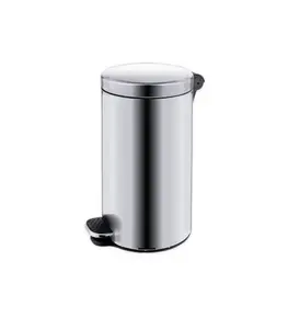 Poubelle à pédale 20l satiné