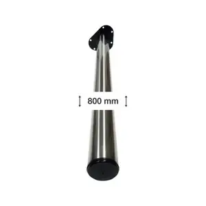 Pied De Meuble Rond Inox 800Mm