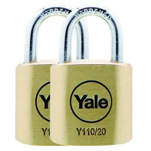 2 Cadenas 20Mm Laiton Anse 11Mm Yale