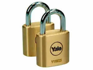 2 cadenas 25mm laiton anse 11mm YALE