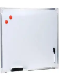 Tableau avec accessoires blanc