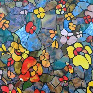 Film Plastique Auto Adhésif Pour Vitrage Origine Ue 45 Cm X 2 M Motif Transparent Venetian Garden