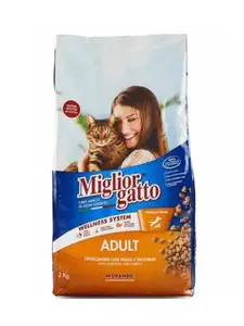 Croquettes pour chat adulte au poulet dinde et légumes 2 kg