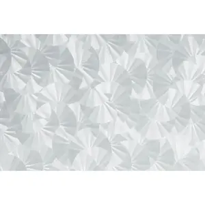 Adhesif transparent givre au metre lineaire / largeur 45cm