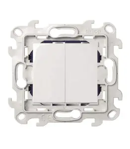 Interrupteur simple-S24 blanc