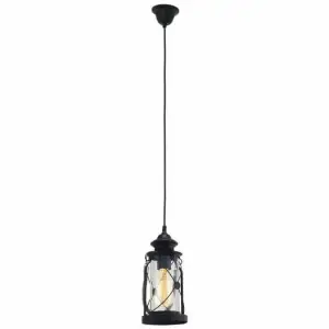 Suspension Vintage Noir 60W