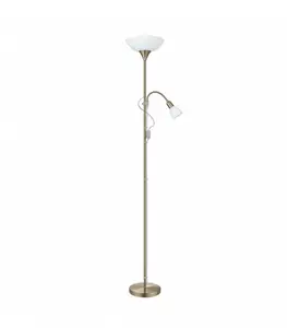 Lampadaire UP 2 acier bruni 1x60w