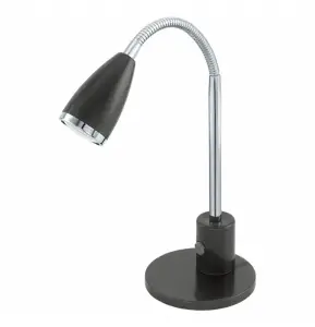 Lampe de bureau fox noir GU10 3 W