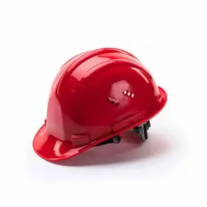 Casque protection rouge