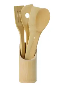 Ensemble d'ustensiles de cuisine bambou