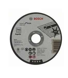 DISQUE TRONCONNER PLAT INOX 125X1MM EXP BOSCH ACC