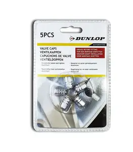 Capuchons valve 5pcs argent