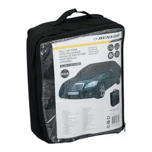 Housse voiture xl dunlop noir