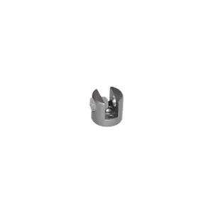 Support Etagere En Verre 22X22Mm Nickel Mat