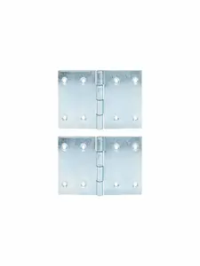 Paumelle Meuble 65X65Mm Acier Zingué 2 Pièces