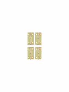 Paumelle Meuble 40 Mm Acier Zingué 4 Pièces
