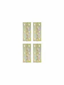 Paumelle Meuble 65 Mm Acier Zingué 4 Pièces