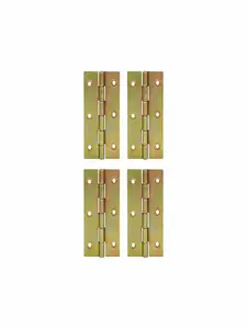 Paumelle Meuble 75 Mm Acier Zingué 4 Pièces