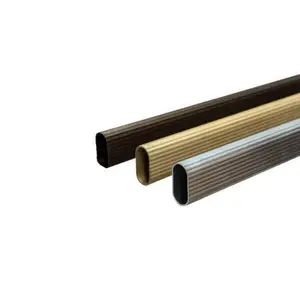 Tube Ovale 30X15Mm 2,5Mètres Bronze