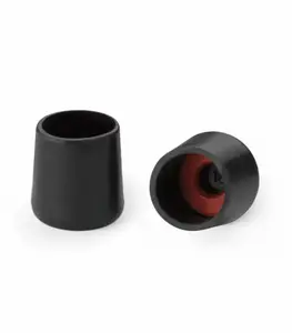 Lot 4 Embouts Rond Exterieur 30Mm Noir
