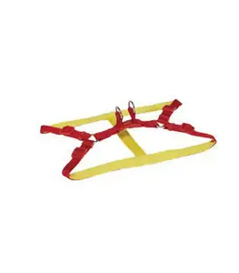 Harnais pour chien sangle en nylon rouge 20mm 50-70cm