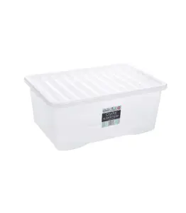Boîte De Rangement 45L 60X40X42Cm Transparent