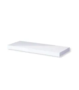 Étagère Murale Blanc Brillant 60X23,5X3,8Cm