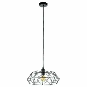 Suspension E27 60W Noir Diamètre 455Mm Carlton 2