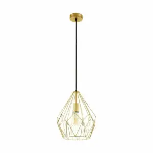 Suspension E27 60W Dore Diamètre 310Mm Carlton