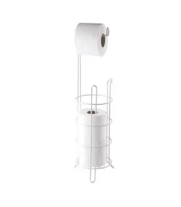 Support papier toilette blanc 18 X 55 cm