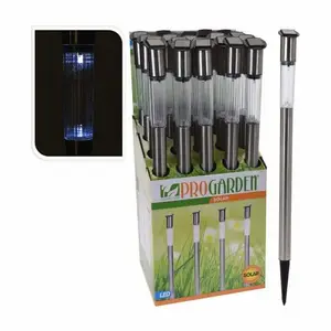 Lampe Solaire En Acier Inoxydable