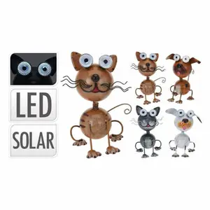 Lampe Solaire Animal En Metal 24Cm