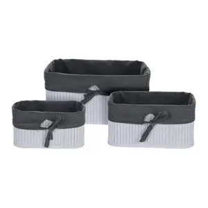 Set De 3 Paniers De Rangement